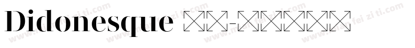 Didonesque 下载字体转换